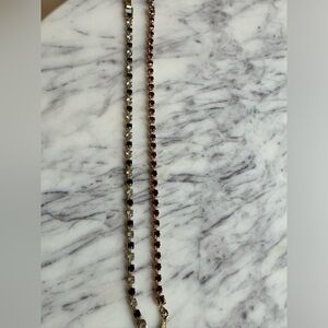 Crystal tennis bracelet